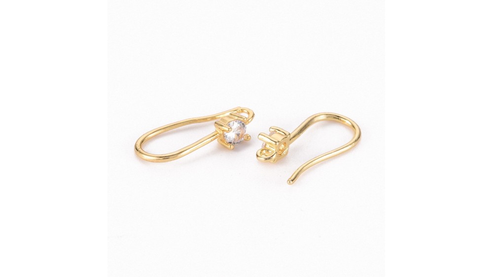 crochet d'oreille 18k