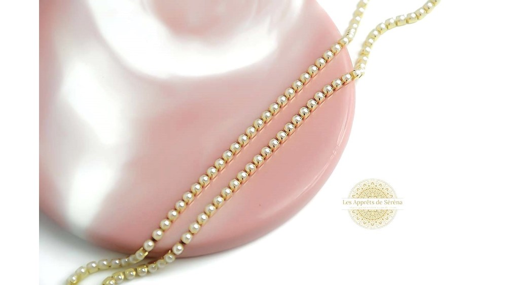 chaine de strass 2mm