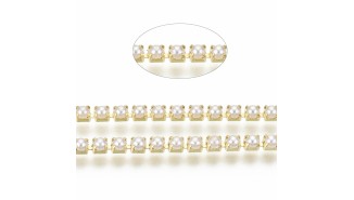 CHAINE DE STRASS NACRE