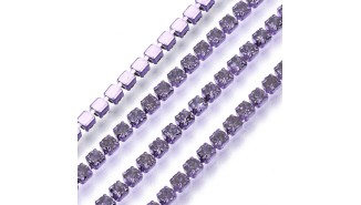chaine de strass tanzanite
