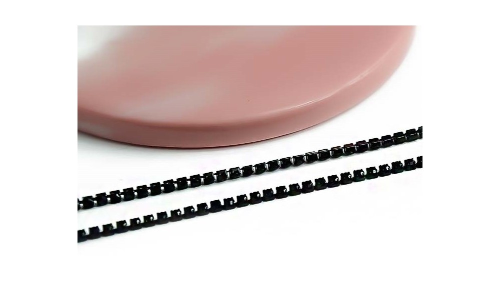 copy of Chaîne de strass laiton or perle de nacre ABS