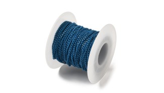 copy of Chaîne acier inoxydable maille gourmette 3x2mm vert sapin