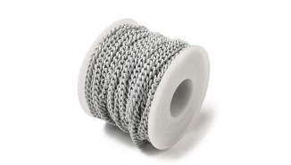 chaine acier gris clair