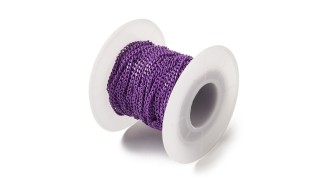 copy of Chaîne acier inoxydable maille gourmette 3x2mm vert sapin
