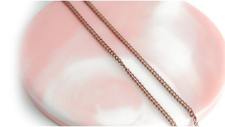 chaine acier marron