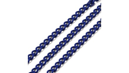 copy of Chaîne acier inoxydable maille gourmette 3x2mm vert sapin