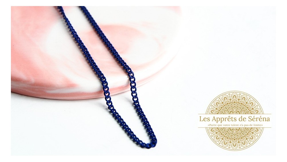 chaine acier bleu marine 4
