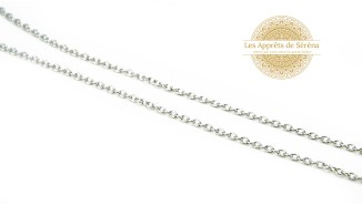 copy of Chaîne acier 304 maillon rectangle 7x4mm argent