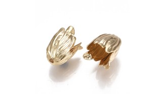 copy of Coupelles pour perles 3mm en laiton doré