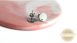 copy of Puces d'oreille en acétate violette x paire