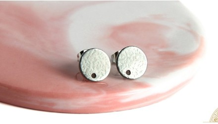 copy of Puces d'oreille en acétate violette x paire