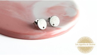 copy of Puces d'oreille en acétate violette x paire