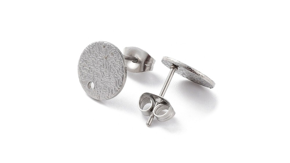 copy of Puces d'oreille en acétate violette x paire