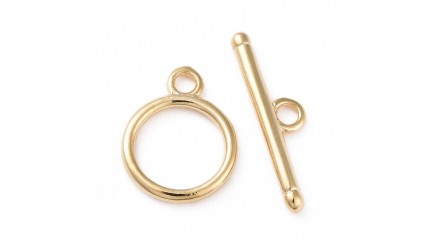 copy of Fermoir toggle 14mm barre à embout en acier inoxydable 24k