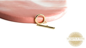 copy of Fermoir toggle 14mm barre à embout en acier inoxydable 24k