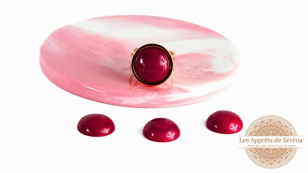 copy of Cabochon 14mm jaspe bleue