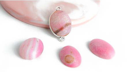copy of Cabochon 25x18mm en jaspe paysage
