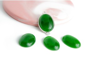 copy of Cabochon 25x18mm en jaspe paysage