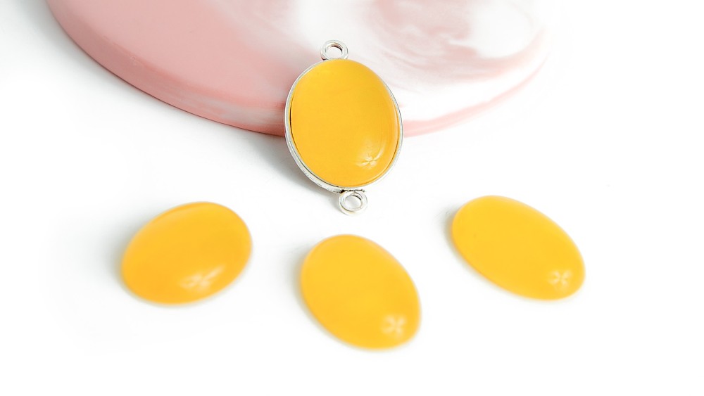 copy of Cabochon 25x18mm en jaspe paysage