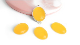 copy of Cabochon 25x18mm en jaspe paysage