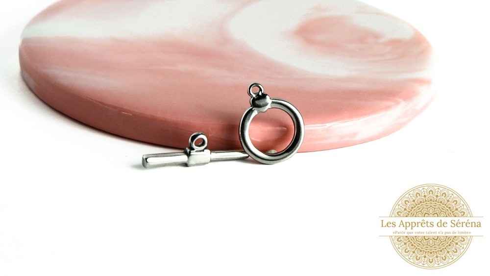 copy of Fermoir toggle 14mm barre à embout en acier inoxydable 24k
