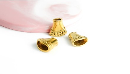 copy of Coupelles pour perles 3mm en laiton doré