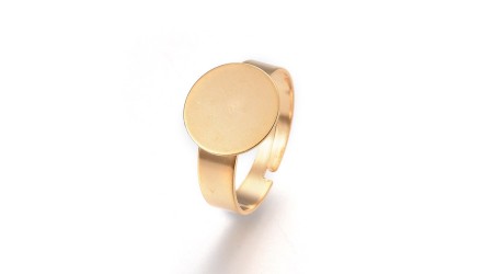 copy of Support bague serpent en acier inoxydable doré plaqué 18K