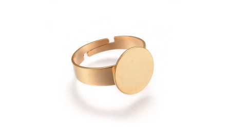 copy of Support bague serpent en acier inoxydable doré plaqué 18K