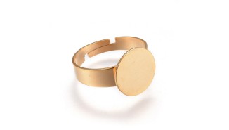 copy of Support bague serpent en acier inoxydable doré plaqué 18K