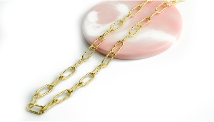 chaine laiton 18k