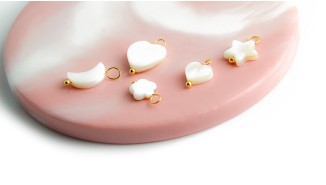 mélange pendentif nacre