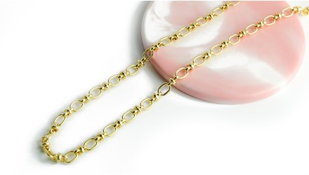 chaine 18k laiton