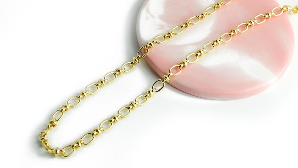 chaine 18k laiton