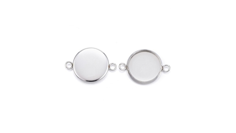 support cabochon 12mm