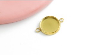 support cabochon 12mm