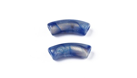 perles tubes incurvées
