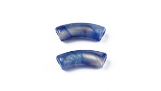 perles tubes incurvées