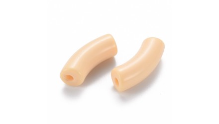 perle tube ivoire