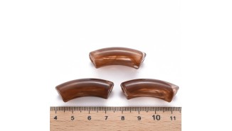 copy of Perles tubes en résine 35x13x11mm couleur mix
