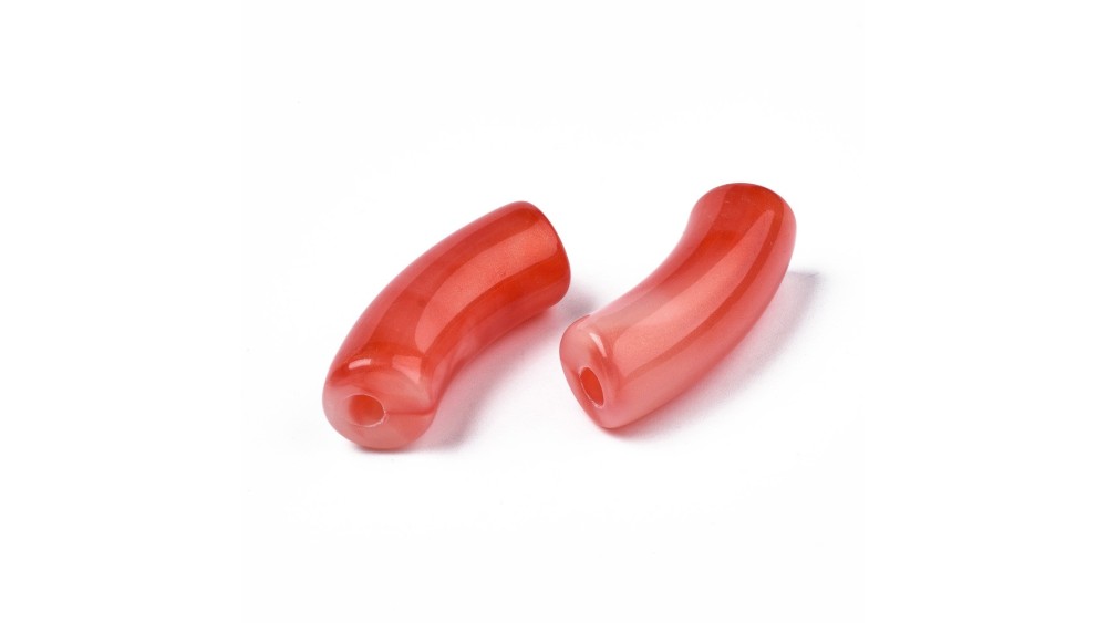 copy of Perles tubes en résine 35x13x11mm couleur mix