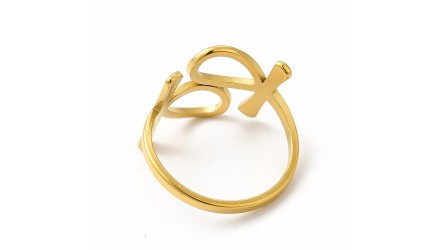 support bague ankh