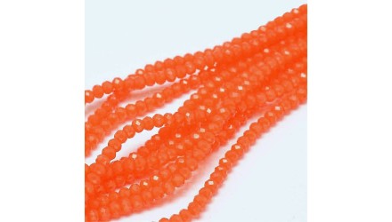 copy of Perles  toupies à facettes 3x2.5mm rose AB toupie verre 2mm perle à facettes roses