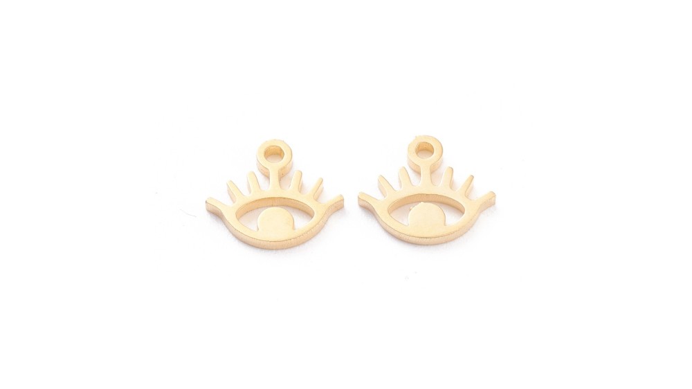 Pendentif acier 304 oeil protecteur