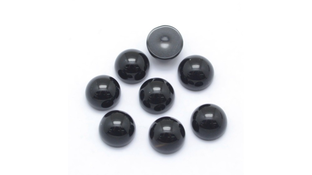 copy of cabochon demi rond en jaspe rouge 10mm
