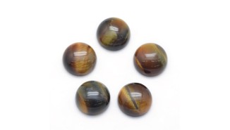 copy of cabochon demi rond en jaspe rouge 10mm