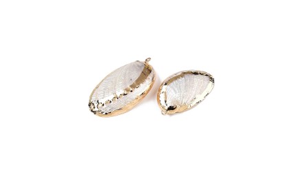 Pendentif en Paua  naturel irisé