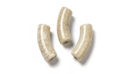 perle tube marbré or