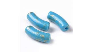perle tube turquoise