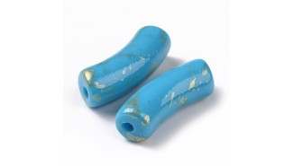 copy of Perles tubes en résine 35x13x11mm couleur mix