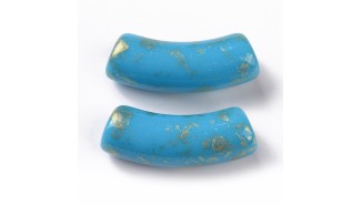 copy of Perles tubes en résine 35x13x11mm couleur mix